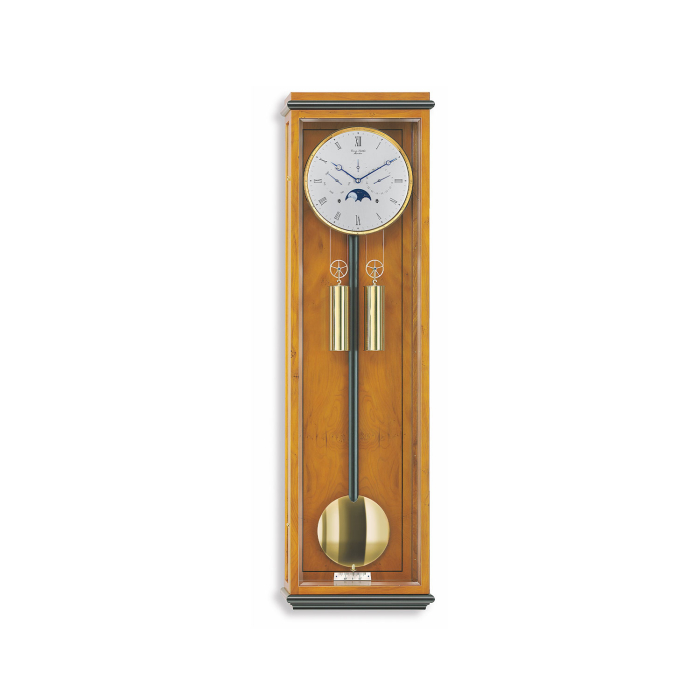 Wanduhr Classica KS 100 mit arabischem Zifferblatt und silbernem Pendel