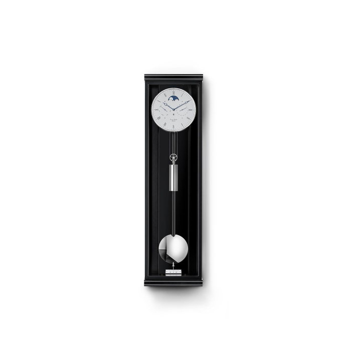 Wandpendeluhr Classica K 100 M mit polierter Pendelscheibe und Einzeigermechanismus