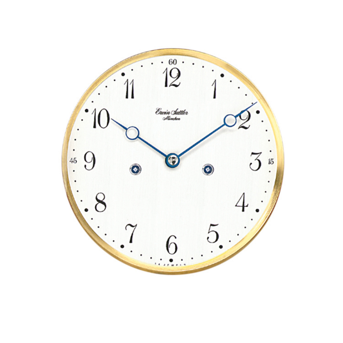 Arabisches Zifferblatt mit Goldrand – edles Uhrendesign der Erwin Sattler Classica S 70