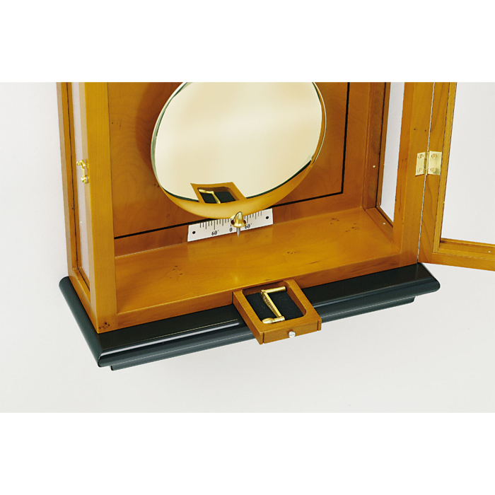 Goldene Details der Classica KS 100 – elegante Mechanik und integrierter Aufziehschlüssel