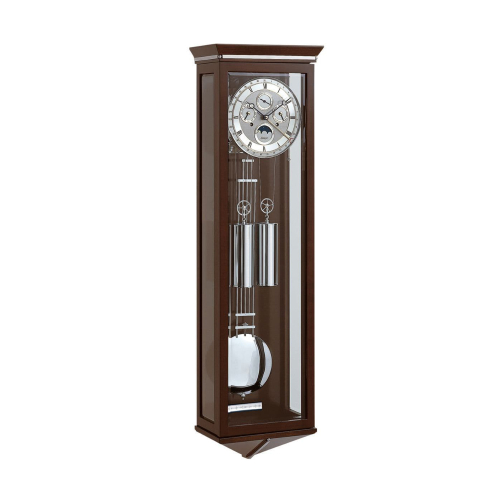 Eleganter Regulator Kieninger 2547-22-01 mit modernem Zifferblatt und Mondphase