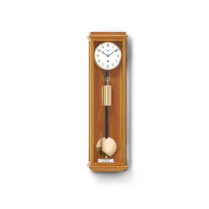 Erwin Sattler Classica S 60 Wanduhr in edlem Kirschbaum-Gehäuse mit arabischem Zifferblatt