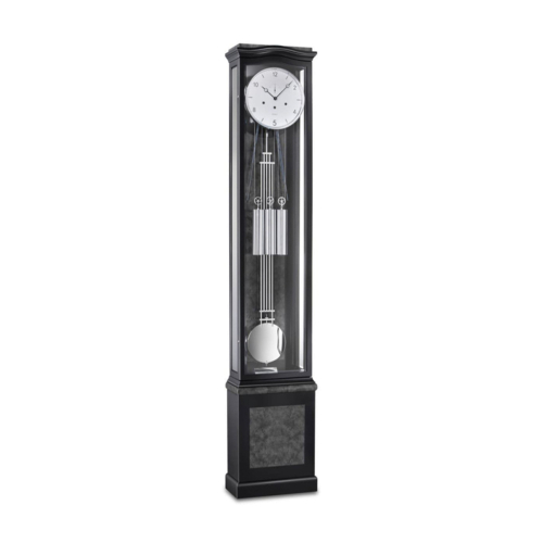 Kieninger Standuhr 0193-96-01 Aurora – elegante schwarze Langpendeluhr