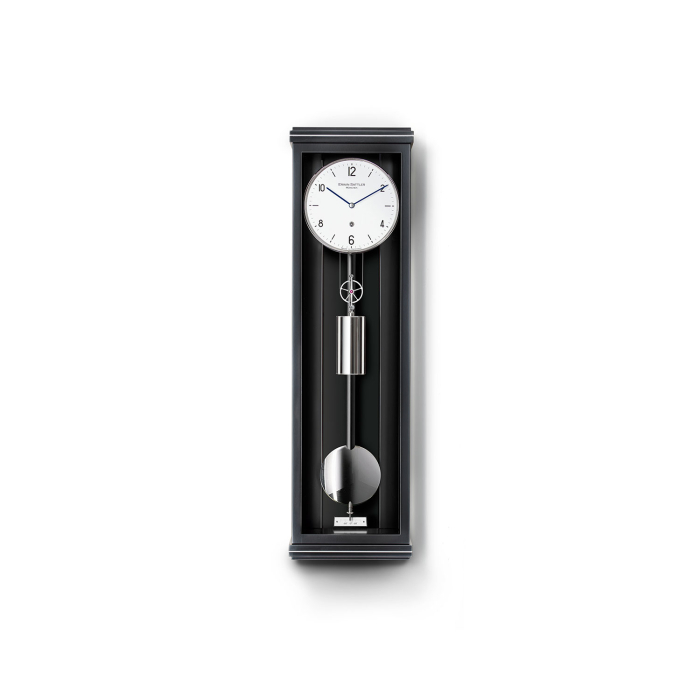Erwin Sattler Classica P 70 M – elegante Präzisionspendeluhr in schwarzem Gehäuse