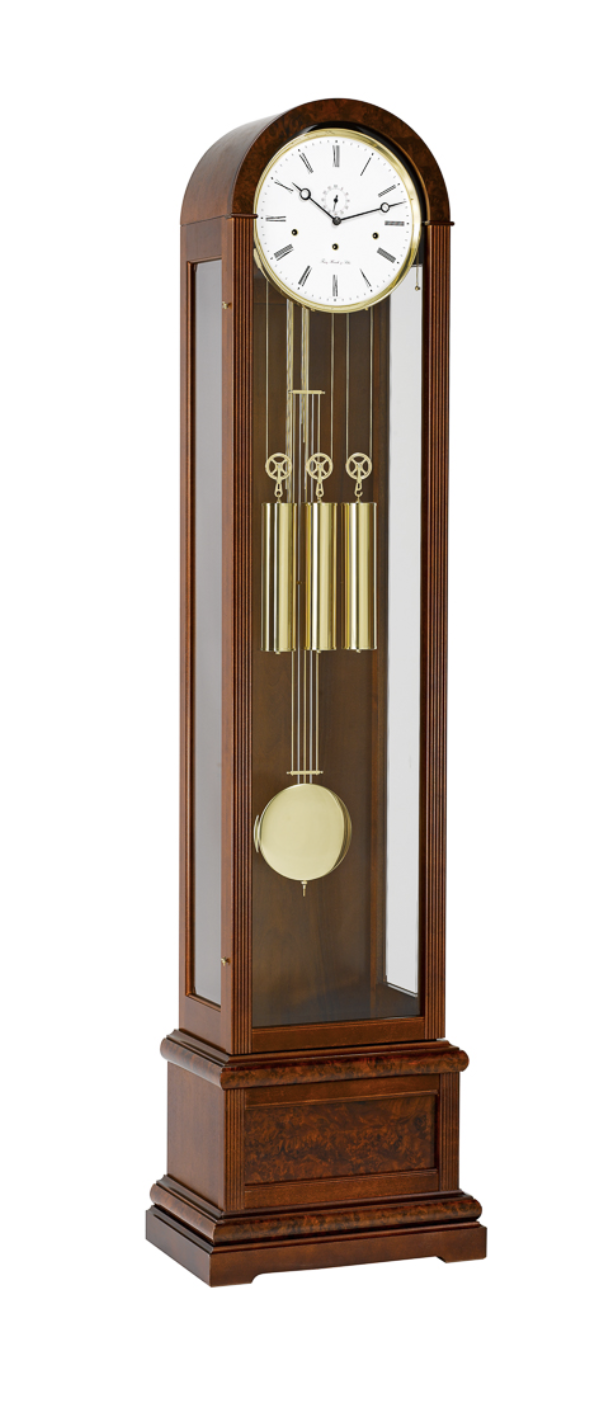 Hermle Standuhr 01087-030461 Nussbaum