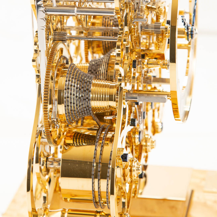 Three Train Skeleton Clock Sinclair Harding
