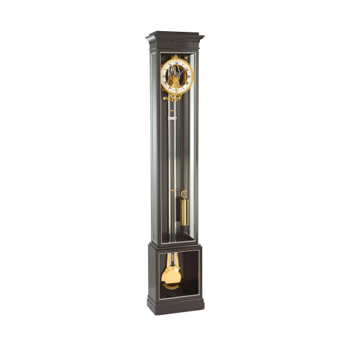 Matthias Naeschke NL 125 GG – elegante Präzisionspendeluhr mit schwarzem Gehäuse und goldenen Elementen