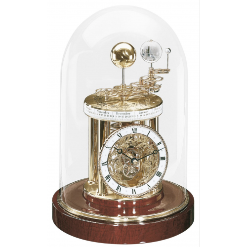 Hermle Astrolabium Tischuhr Mahagoni