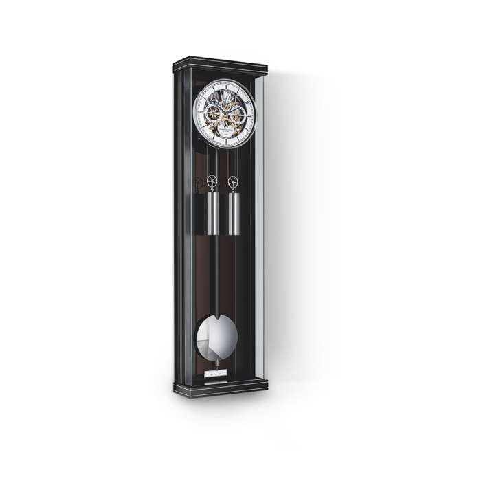 Seitenansicht der Wanduhr Aperia III von Erwin Sattler – handgefertigte Präzision Made in Germany