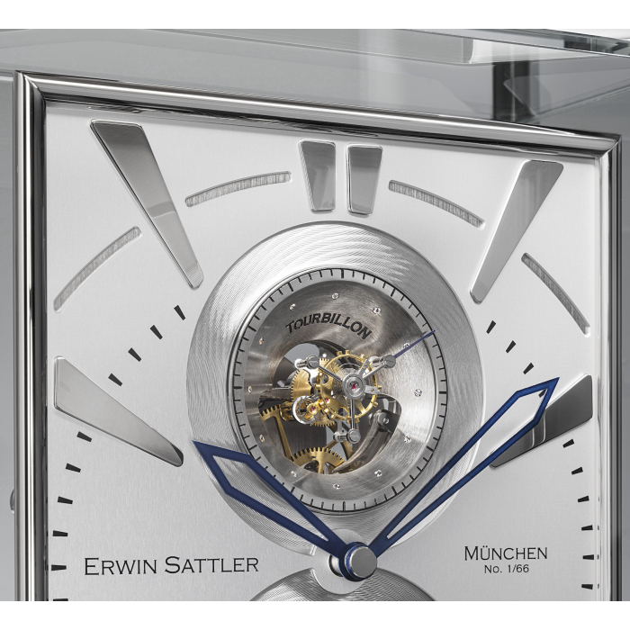 Erwin Sattler Tischuhr Opus Moon Tourbillon