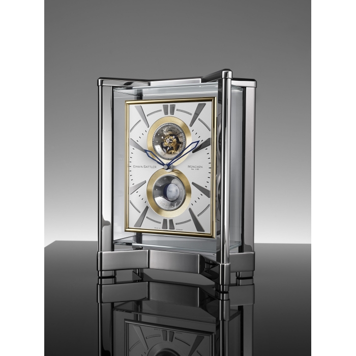 Erwin Sattler Tischuhr Opus Moon Tourbillon