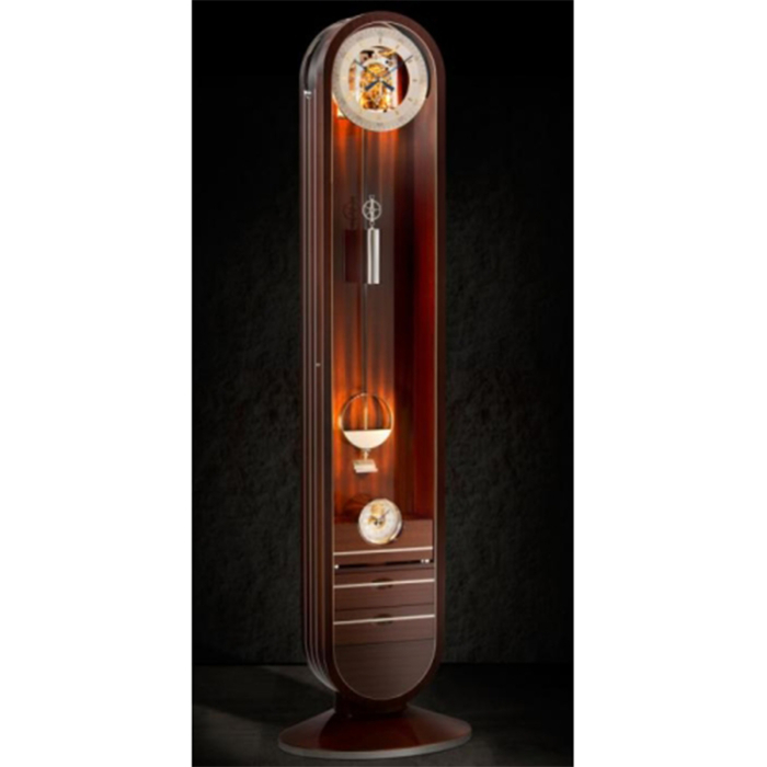Kieninger Standuhr 0192-31-01 „Riva“ Limited Edition mit eleganter Beleuchtung