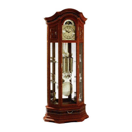 Schwarzwald Standuhr 23 HW Kirschbaum mit Kieninger Uhrwerk