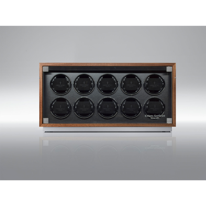 Erwin Sattler Rotalis 10 Wood in Braun – geschlossener Uhrenbeweger