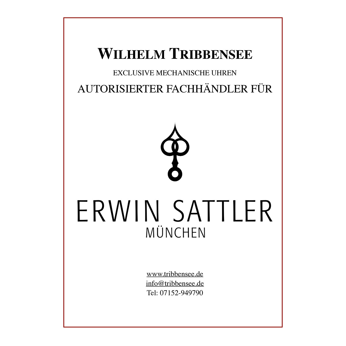 Sattler Erwin Sattler Urkunde
